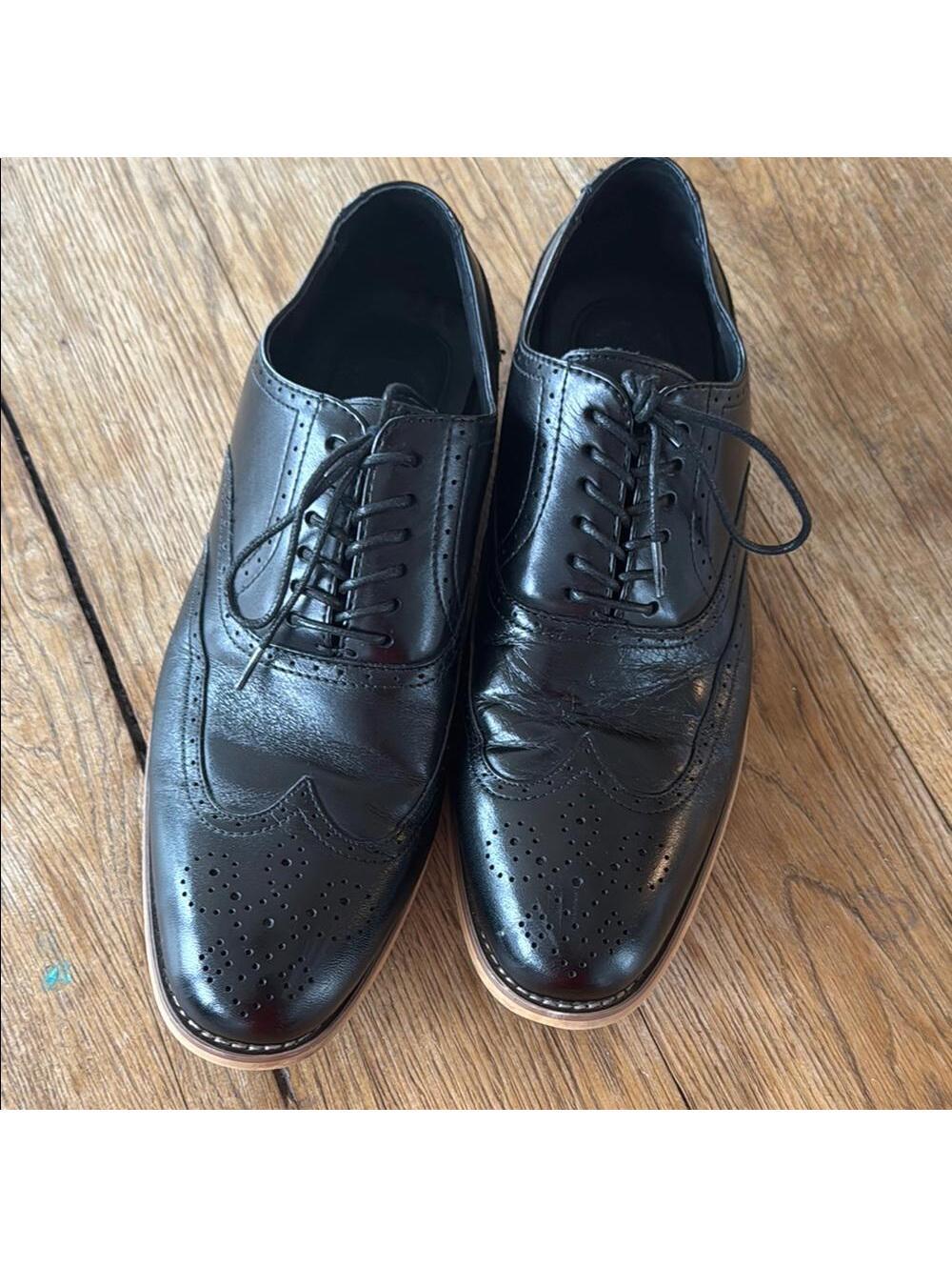 Stacy Adams Classic Black Leather Men's Dress Shoes 9W